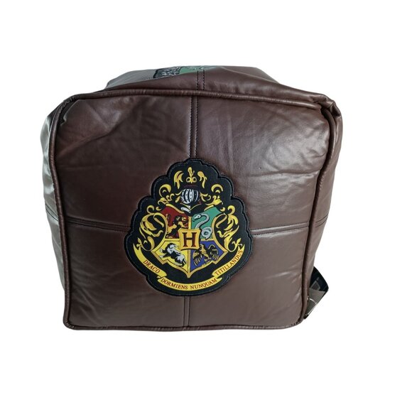 Harry Potter Crest 13" Cube Bean Bag Foot Rest Chair Seat Cushion Pillow - Picture 4 of 10